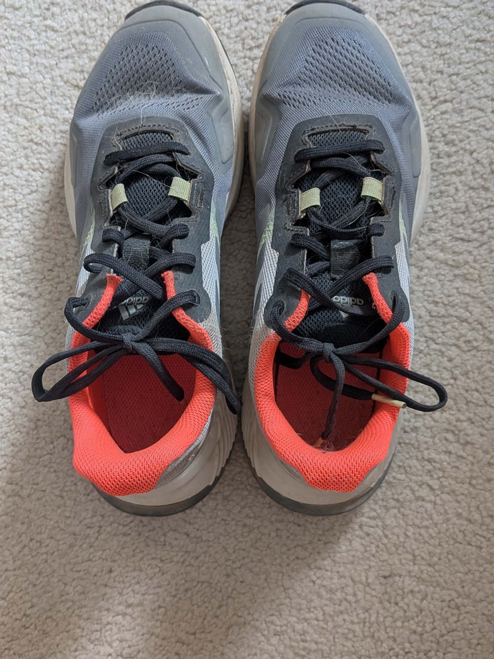 adidas Terrex Gray Hiking Sneakers